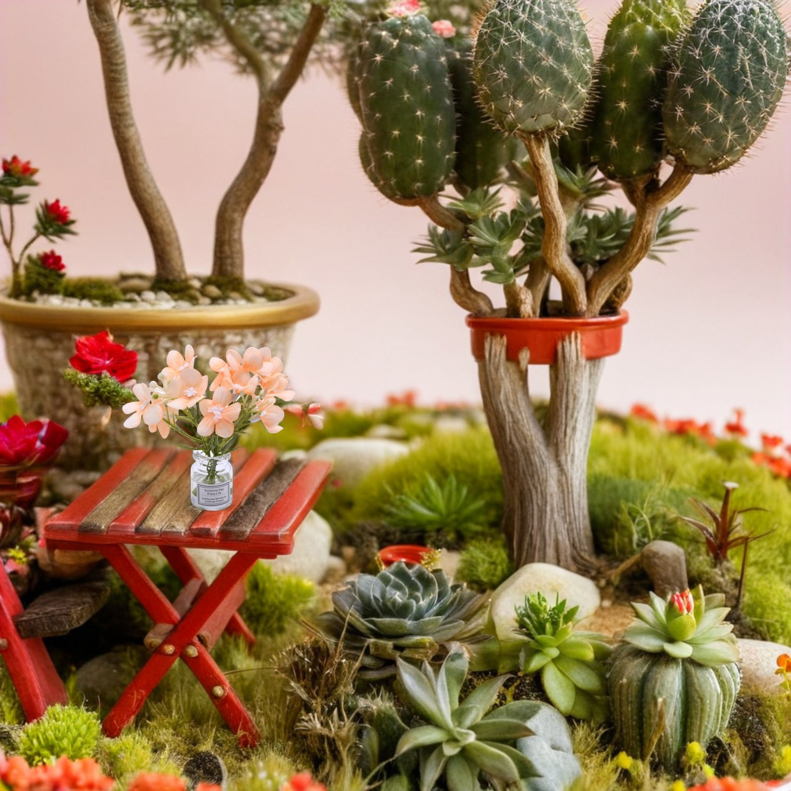 Vase Decor - 3 قطع من مزهريات الزهور لتزيين