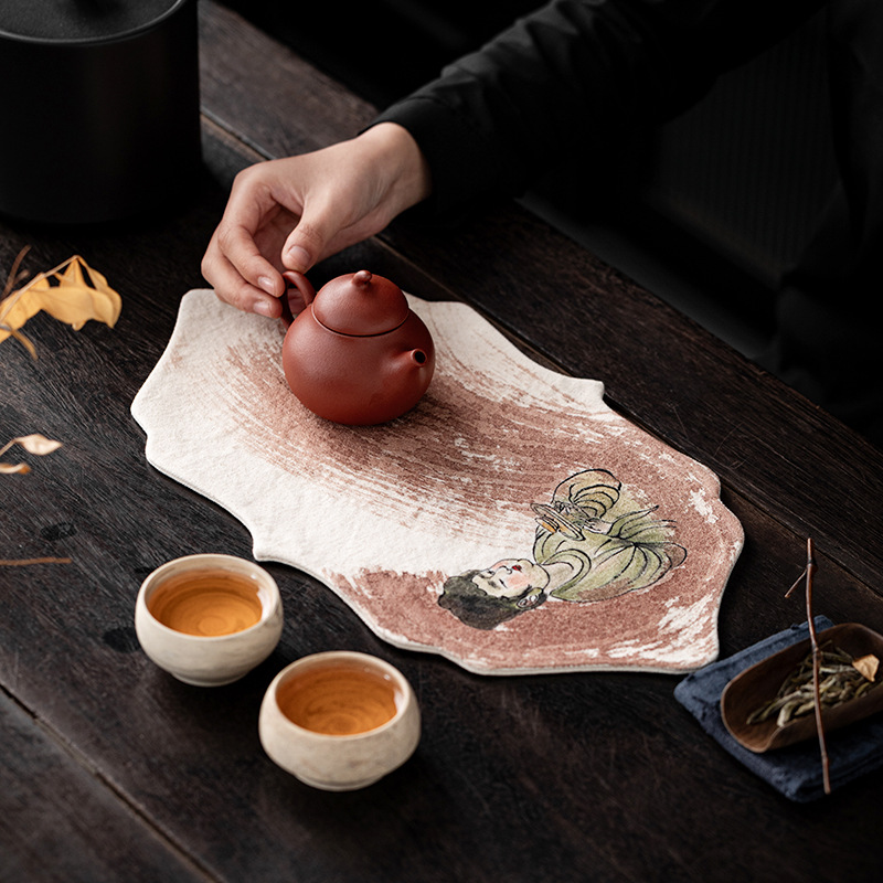 Table Runner - حصيرة شاي جافة مقاومة للماء بنمط