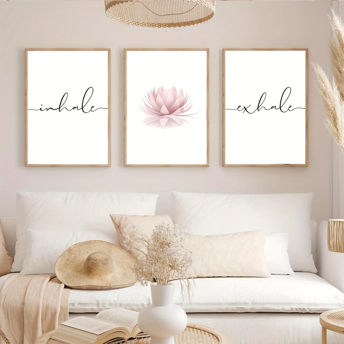 مجموعة من 3 ملصقات فنية تجريدي - مراجعة Abstract Canvas Set وسعره