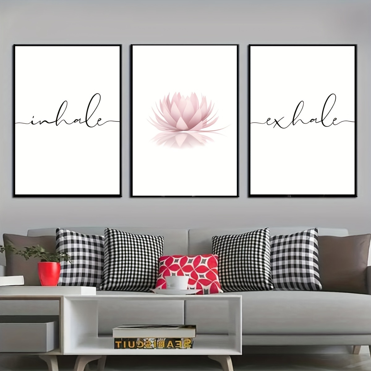 مجموعة من 3 ملصقات فنية تجريدي - مراجعة Abstract Canvas Set وسعره