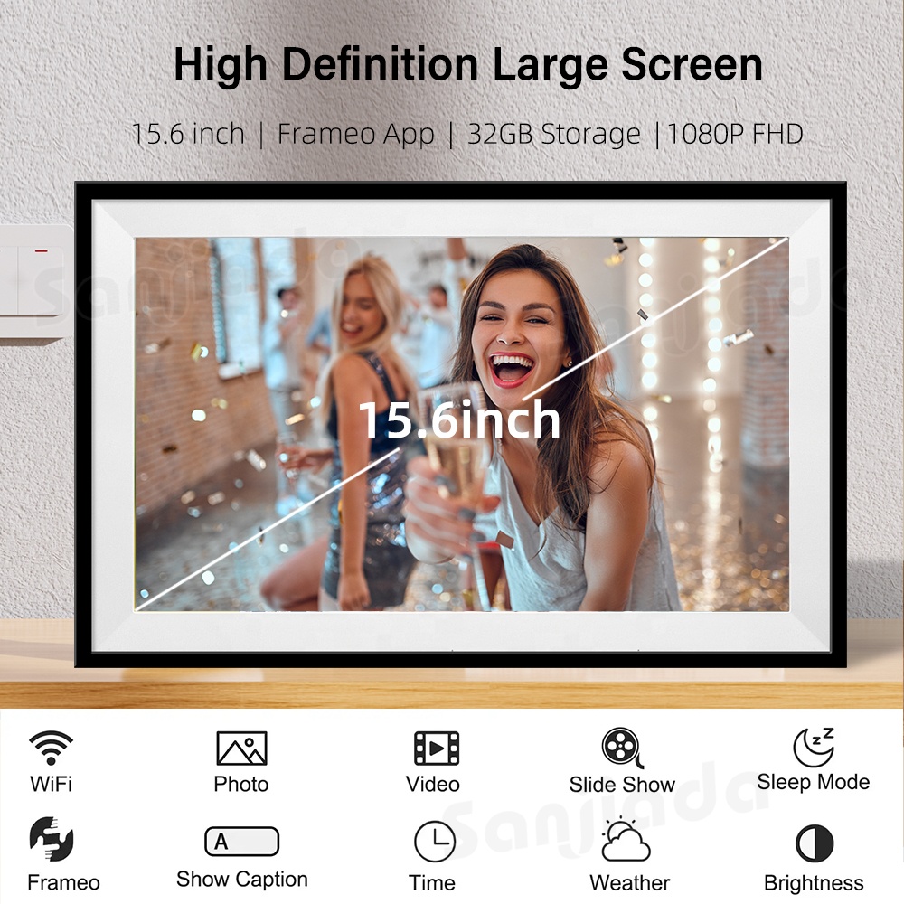 إطار صور رقمي كبير الحجم بسعة  - مراجعة Picture Frame وسعره